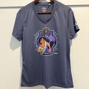 RunDisney Princess 10K Shirt Women Medium Purple Jasmine Genie 2025 Running Race
